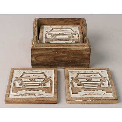 Set of 6 Car Coasters
